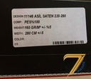Saten 280 cm  width - Turkey 